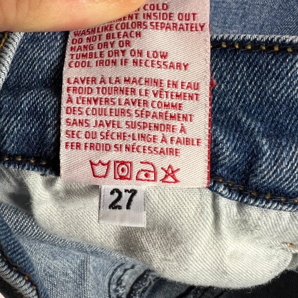 Revice Jean Women 24x32* Venus Flare Star High Rise Blue Front Seam Denim Tag 27 - Picture 9 of 16